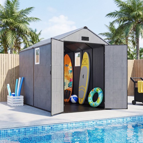 6x10 resin shed outdoor - resin,
