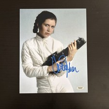 Carrie Fisher Signed Photo