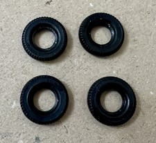 DINKY FORD TRANSIT FIRE VAN #286 - ORIGINAL SET OF 4x TYRES