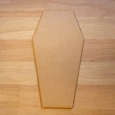 Large Halloween Decor Coffin