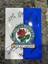 Blackburn Rovers Squad Signed