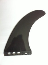 Surfboard Longboard Fin 9" Inch Black Dolphin Fcs2 Fit FCS II 