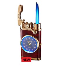 Lighter Vintage Style Windproof Cigarette Lighters LED Watch