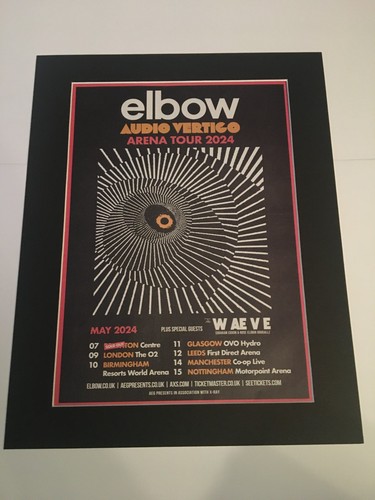Elbow 2024 tour - uk, tour-mounted