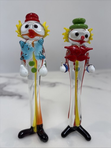 Murano glass clown - glass, x