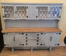 Solid Oak Dresser Cabinet