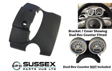 MINI Cooper One S Silver Dual Twin Rev Counter Speedo Mount Cover R50 R52 R53