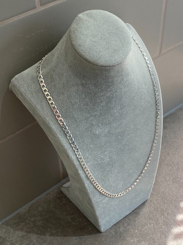 Mens silver plated flat - silver,