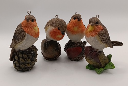 Set robin bird christmas - set, 4