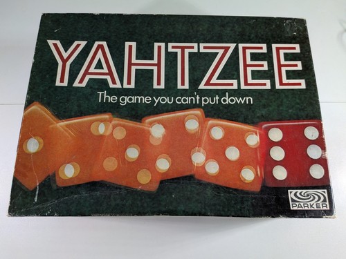 Yahtzee board game parker - game,