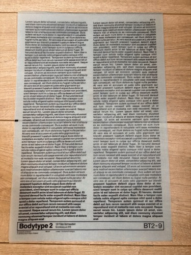 Letraset letter transfer - letter,