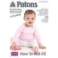Patons Fairytale DK Baby Sweater Knitting Wool / Yarn Kit PINK