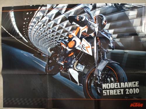 Ktm poster brochure 2010 - ktm,