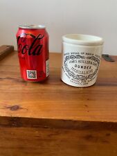 JAMES KEILLER & SONS DUNDEE MARMALADE STONEWARE JAM JAR POT