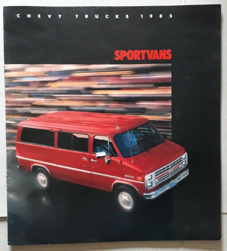 Chevrolet sport vans brochure - chevrolet,