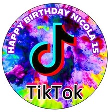 TEENAGE TIK TOKedible Cake