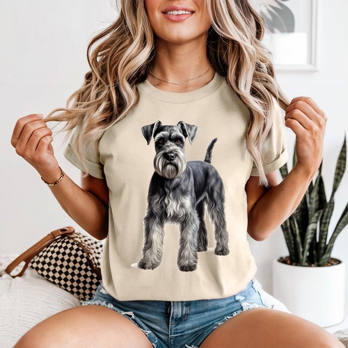 Miniature schnauzer dog art - miniature,