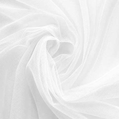 White soft tulle - soft, veiling