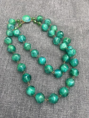 Vintage chunky vibrant emerald - chunky,