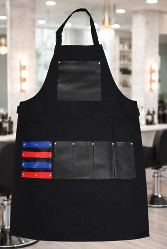 Barber hair stylist apron - barber,