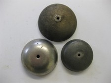 Three Clock Bells Various Sizes Shown.