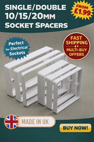 Socket switch spacer backbox - switch,