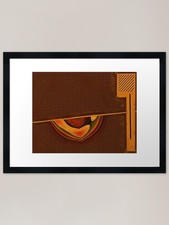 Divided framed art - divided, print