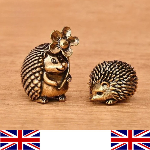 Vintage copper hedgehog - vintage,
