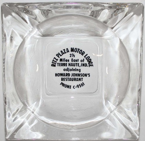 Vintage glass ashtray - , ritz