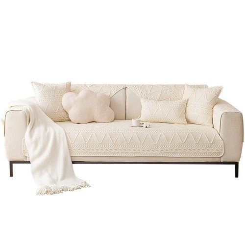 Cotton sofa cushion - cotton, non-slip
