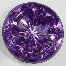 22mm Faceted Buttons Clear