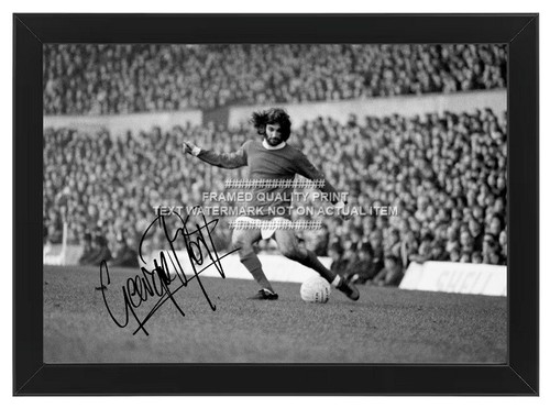 George best signed photo - george, print
