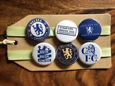 Chelsea FC CFC Premiership Football UK - Button Pin Badge Set