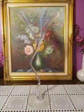 Huge Hand Blown Oversized Jumbo Martini Glass Centerpiece 20" Tall