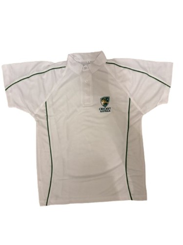 White adult cricket shirt with - white,