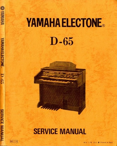 Yamaha service manual - service,