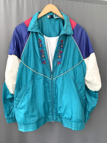 80s bold spirit embroidered - 80s,