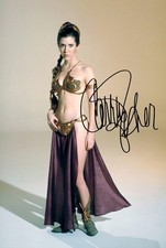 Carrie Fisher Signed Autograph