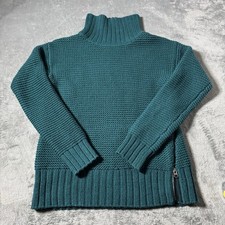 Lululemon Karma Kurmasana Sweater Merino Wool Heathered Medium Green Size 6