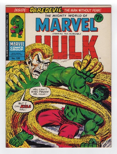 1971 marvel incredible hulk - incredible,