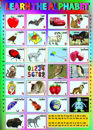 English alphabet abc large - large, a2