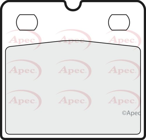Apec brake pads rear - brake,
