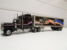 Franklin Mint Model Peterbilt Truck & Refrigerated Trailer