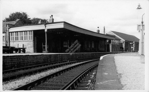 C1952 bridport train station - c1952,