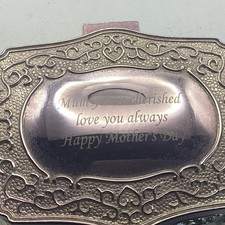 Vintage Trinket Box Silver