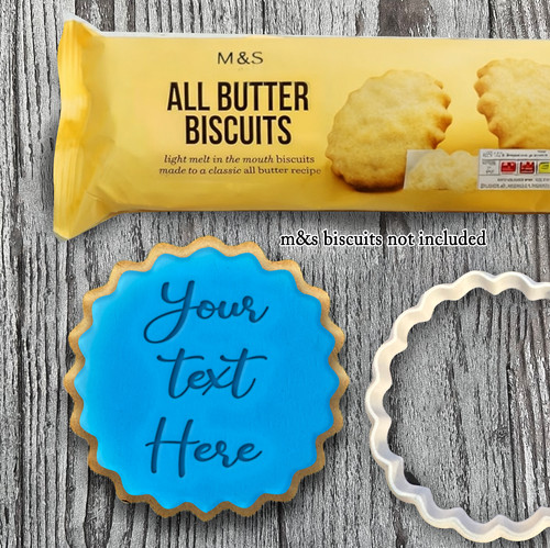 Custom cookie stamp cutter - stamp,