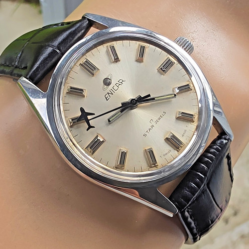 Vintage enicar men manual - enicar, men's