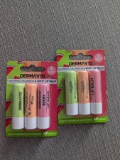 3 Pack of Dermav10 Lip Balms