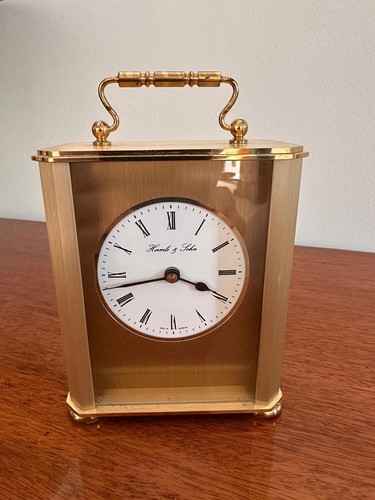 Carriage clock gold - clock,,