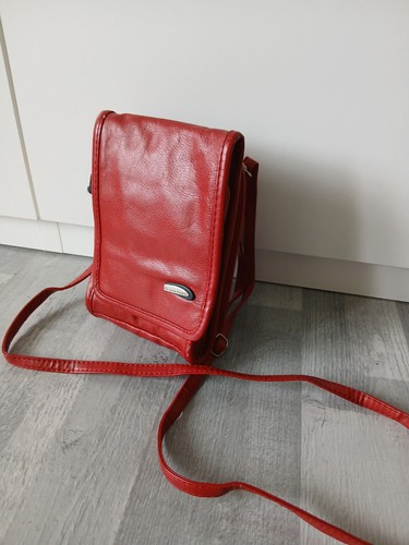 2007 travelon red crossbody - red,